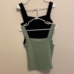 2 Shein knit tank tops